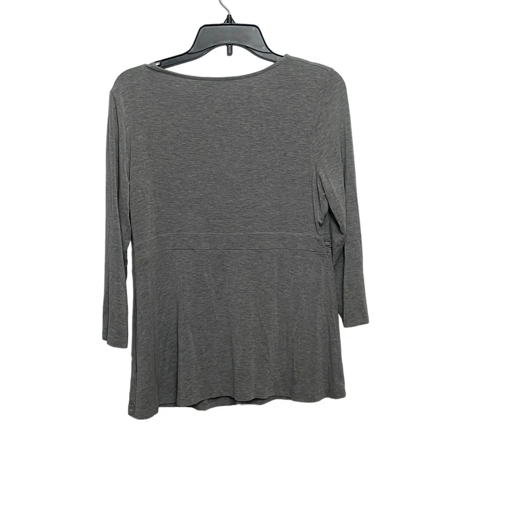 Boden 12R Gray Baby‎ Doll Tunic Top Womens